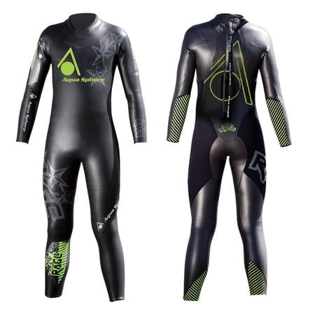 Aqua Sphere Youth Powered Multisport Rage Wet Suit (57-63 Black)