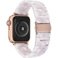 thumbnail image 2 of KOMI Band Replacement for Apple Watch 49mm 45mm 44mm 42mm 41mm 40mm 38mm Women Men Fashion Resin Wirstband Bracelet Strap for iWatch Ultra 2/1 Series 9 8 7 6 SE 5 4 3 2 1, 2 of 5