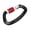 Red, variant on Rupoun Heavy Duty D Carabiner Clip 7075 Aviation Aluminum Locking Carabiner for Rock Climbing Camping, Orange (3.94 inches / 10 cm)