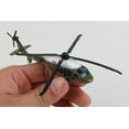thumbnail image 6 of Sikorsky VH-60 White Hawk Helicopter Olive Drab w/White Top "Presidential Helicopter" w/Runway Section Diecast Model by Runway24, 6 of 8