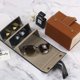 thumbnail image 5 of Organizador de anteojos de cuero plegable 2/3/4/5/6 caja de almacenamiento de gafas de sol de múltiples ranuras portátil de viaje para gafas Almacenamiento y organización del hogar L6402 negro Kearding HA003745-05B, 5 of 6