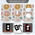 thumbnail image 3 of Yayeee Blank Wall Plate Cover 1-Gang 4.5"x2.7" Home Unused Decorative Outlet, Pink Donut, 3 of 7
