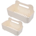 thumbnail image 1 of UPOUART 2 Pcs Support de Rangement pour Shampoing et Revitalisant Matériau PP Rectangulaire Design Simple Propriétaires, 1 of 8