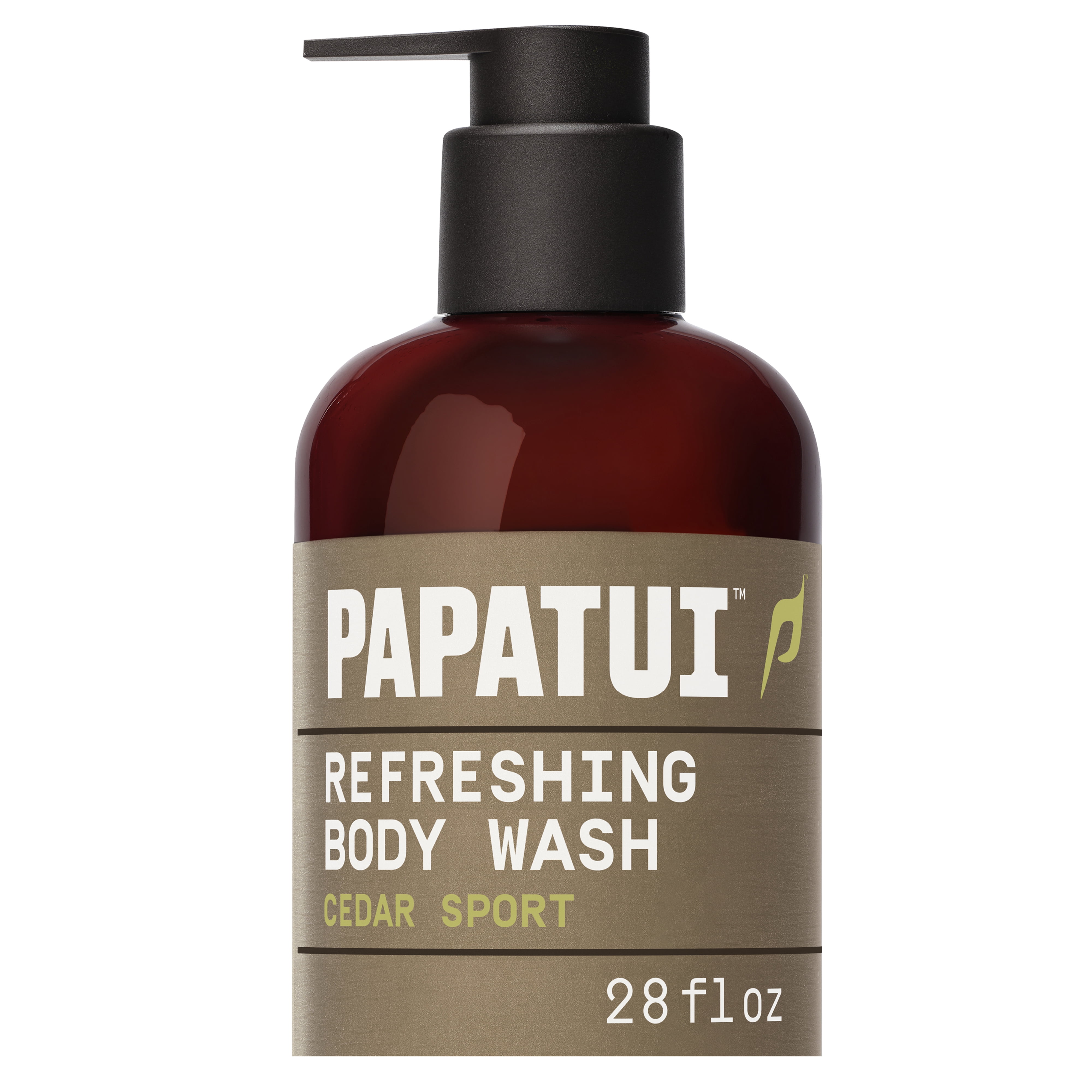 Papatui Mens Body Wash, Cedar Sport, Exfoliating, Hydrating,