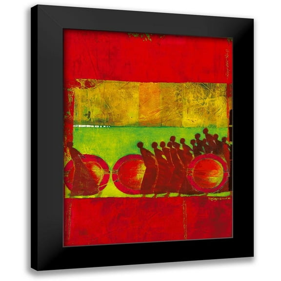 van Ginkel, Marjolijn 12x14 Black Modern Framed Museum Art Print Titled - Between Light and Dark