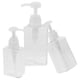 thumbnail image 3 of Dispensador de jabón para baño, botella de loción, champú, bomba de viaje, dispensador de jabón vacío, 3 uds., 3 of 6