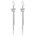 thumbnail image 1 of Pendientes de Mariposa Sailing Chapados en Plata con Borla para Mujer, 1 of 5