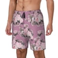 thumbnail image 2 of Daiia Rose Flowers Mens Swim Trunks Swim Shorts Quick Dry Swim Shorts with Mesh Lining Pockets-XX-Large, 2 of 9