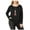 Black - black, variant on I.N.C Womens Ribbed Basic T-Shirt, Green, Plus Size, 3X
