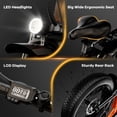 thumbnail image 4 of Cbvelo Folding Electric Bike for Adults, 1000W 48V 20.8AH Battery, 20 inch Fat Tires Ebike, 30+MPH 80 Miles Electric Bike for Commuter UL2849, 4 of 10
