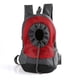 thumbnail image 1 of Mochila porta mascotas portátil, bolso de hombro frontal de viaje ajustable para perros y gatos con diseño de cabeza hacia fuera, fácil de ajustar para viajar, 1 of 5