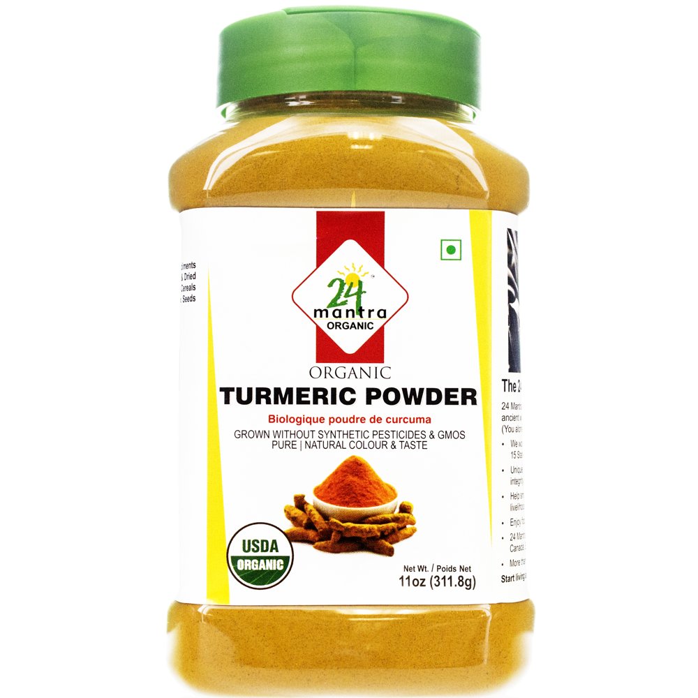 24 Mantra Organic Turmeric Powder, 11 Oz
