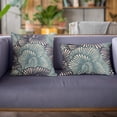 thumbnail image 3 of Plutus Brands Blue Plutus Plush Damask Luxury Throw Pillow 20 in x 26in, Double Sided 20" x 26" Standard, 3 of 9