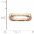 thumbnail image 4 of Sterling Silver Polished Pink-Plate Square Ring, 4 of 7