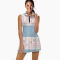thumbnail image 2 of Pink Gingham and Blue Plaid Pattern Sports Dresses Women Tennis Dress Outdoor Badminton Golf Quick-Drying And Breathable Sports Dress, 2 of 4