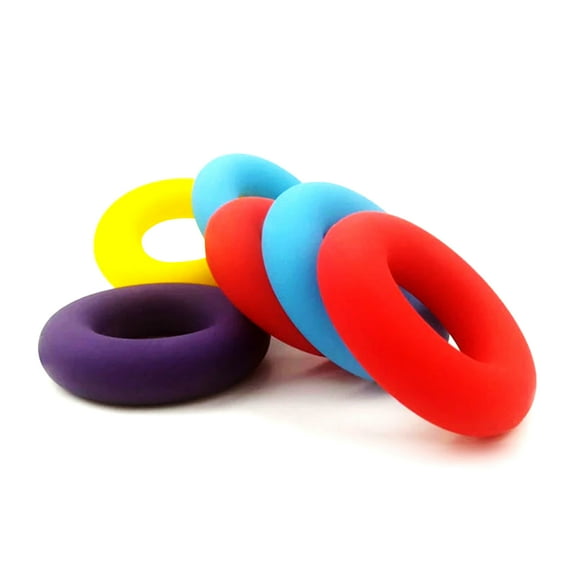 SPRING PARK Silicone Type-O Strength Finger Hand Grip Muscle Power Training Ring Exerciser