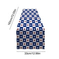 thumbnail image 3 of Linnome Independence Day Polyester Table Runner with Star Pattern for Holiday Party Decor 72x13in Multicolor, 3 of 6
