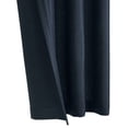 thumbnail image 4 of Habitat Abstract Light Filtering Energy Efficeint Grommet Curtain Panel for Windows 52" x 63" Navy, 4 of 5