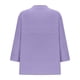 thumbnail image 5 of Tops de otoño para mujer,Camiseta informal de mujer con cuello en V y manga 3/4, blusa de poliéster, corte suave y cómodo, para uso diario, sopatenor, 5 of 8