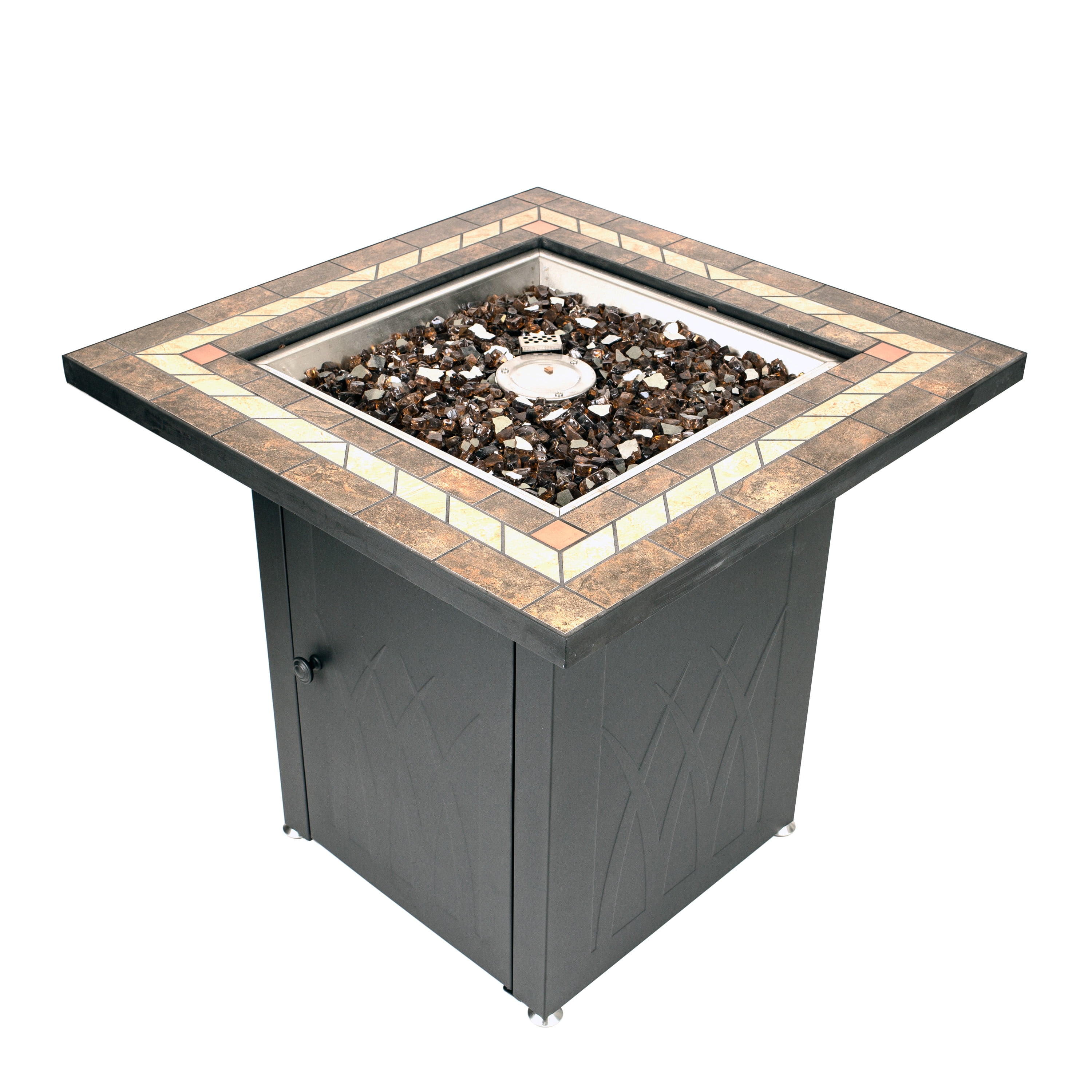 pleasant hearth propane fire pit