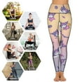 thumbnail image 4 of Kuromi And My Melody High Waisted Leggings for Women, Yoga Pants with Pockets, Soft Athletic Tummy Control Pants for Running Yoga Workout, 4 of 5