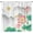 Green Lotus, variant on Bamboo Blackout Curtains 42x54in - Bamboo Knots and Leaves Rod Pocket Soundproof Window Drapes, Dust-Proof Washable Window Treatments for Bedroom Living Room Kitchen Dining Room Kid Room