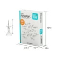 thumbnail image 6 of Pen + Gear Push Pin, Clear, 200 Count, 6 of 6