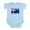 Sky Blue, variant on CafePress - Made In Australia Infant Bodysuit - Baby Light Bodysuit, Size Newborn - 24 Months
