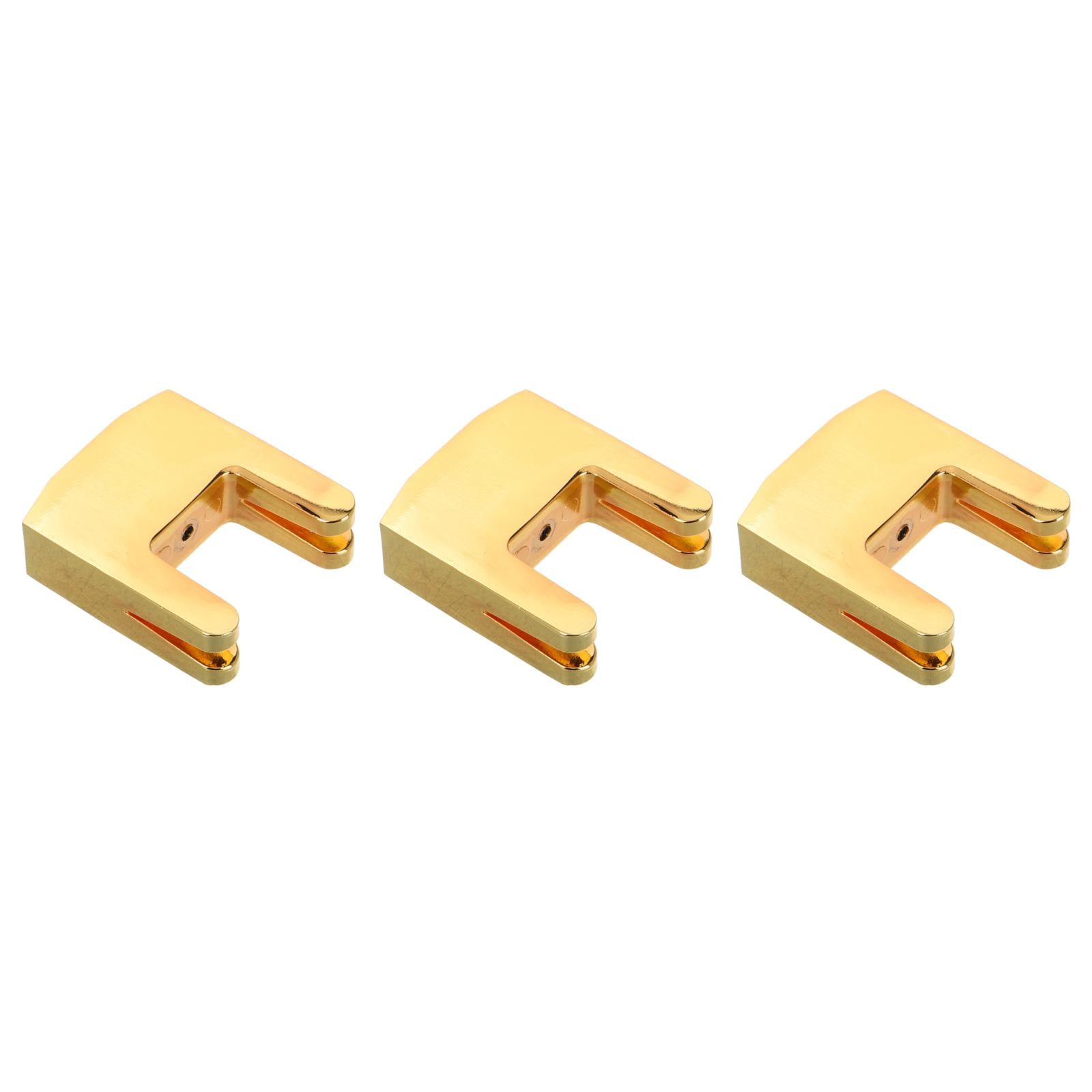 Raindrops Golden Alloy Violin & Cello Practice Mute Muffler 3 Pieces Easy to Install for Quiet Playing