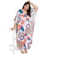 thumbnail image 3 of Gypsie Blu Women's Plus Size Printed Kaftan Dresses Long Maxi Dress for Ladies Girls Online, 3 of 7