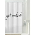 thumbnail image 1 of Mainstays Get Naked PEVA Shower Curtain, Black, 1 of 5