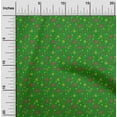 thumbnail image 2 of oneOone Cotton Cambric Green Fabric Christmas Fabric For Sewing Printed Craft Fabric By The Yard 56 Inch Wide, 2 of 4