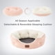 thumbnail image 5 of Cama para mascotas para perros y gatos pequeños, lavable, 50 cm, rosa, 5 of 8
