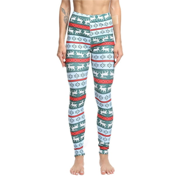 Crazy top christmas leggings