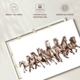 thumbnail image 6 of Elephant Stock 8 Horses Wall Art - Horizontal Canvas Wall Art - Living Room Wall Decor - Animal Canvas - White And Gray Decor - 12" x 8", 6 of 8