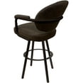 thumbnail image 2 of Swivel Counter Metal Bar Stool 26" - M-70 WB - Northwest Whiskey Brown - White, 2 of 3