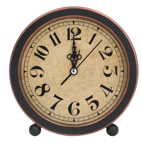 Reloj de escritorio, reloj de escritorio estilo retro, reloj despertador analógico, reloj despertador con batería, funcionalidad de alta precisión