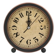 Desk Clock, Table Clock Easy Identification Silent Ticking for Bedroom for School for Office