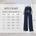 thumbnail image 2 of SWQZVT Womens Pants Wide Leg Pants for Women Soft Comfy High Waisted Palazzo Pants with Pockets Solid Casual Pants XL, 2 of 8