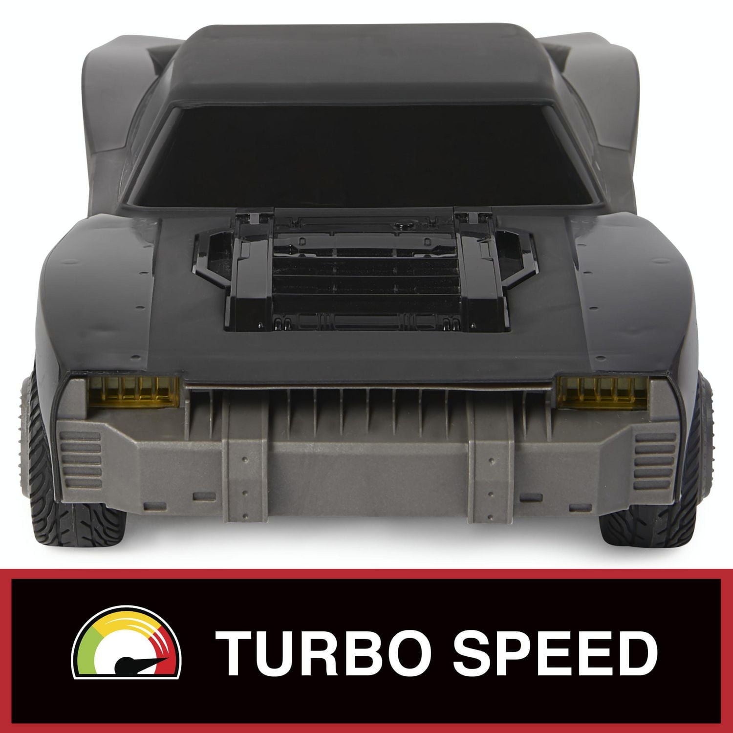 DC Comics, Batman Turbo Boost Batmobile radiocommandée dans le style du film officiel Batman, Jouet pour garçons et filles à partir de 4 ans Batmobile Batman de DC Comics