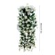 thumbnail image 3 of Bolsa colgante de flores artificiales, maceta de ratán sintético, decoración para interiores y exteriores, ideal para bodas, flores sintéticas, jardín artificial, decoración del hogar,, 3 of 8