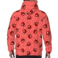 thumbnail image 7 of Sikiie Ladybugs On Red Polka Dot Men's Hoodie, Essentials Hoodie, Sweatshirt, Pullover Hooded Sweatshirt for Men-4X-Large, 7 of 7