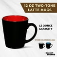 thumbnail image 2 of Ceramic Coffee Latte Mugs 12 oz. Set of 10, Bulk Pack - Perfect for Coffee, Tea, Espresso, Hot Cocoa, Other Beverages - Red, 2 of 5