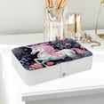 thumbnail image 6 of Unicorn Decorative PU Leather Earring and Jewelry Organizer Box with Removable Compartment, Portable, 6 of 6