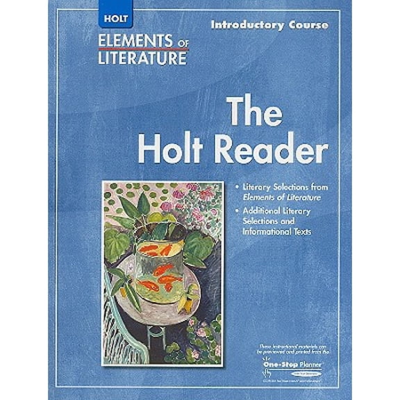 Elements of Literature : Reader Grade 6 Introductory Course