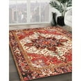 thumbnail image 3 of Ahgly Company Machine Washable Indoor Rectangle Traditional Sandy Brown Area Rugs, 8' x 10', 3 of 7