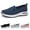 192 Blue, variant on Women’s Low Top Knitted Mesh Walking Sneakers, Lightweight Wide Width Casual Shoes with Soft Cushioned Sole for Daily Walking