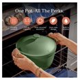 Perfect Pot 5.5 Qt. Nonstick Ceramic Sauce Pan with Lid Versatile