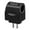 Black, variant on 220V to 12V Power Converter - Cigarette Lighter Plug, Overload Protection, Compact - Charge Car Devices at Home/Office