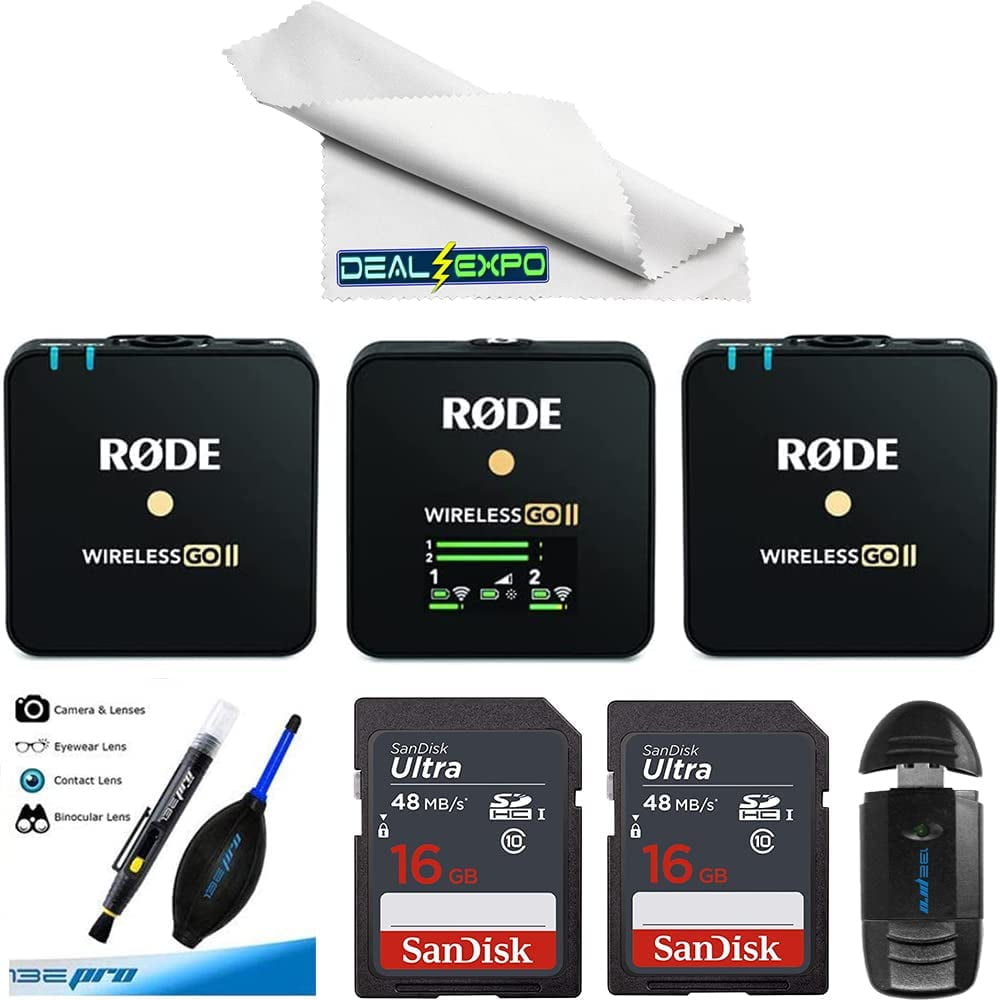 Rode Wireless GO II Dual Channel Wireless Microphone System Expo